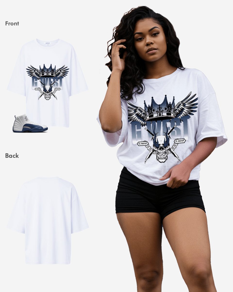 Crown Skull Oversized T-Shirt
