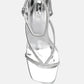 Crush It Diamante Mid Heel Sandal