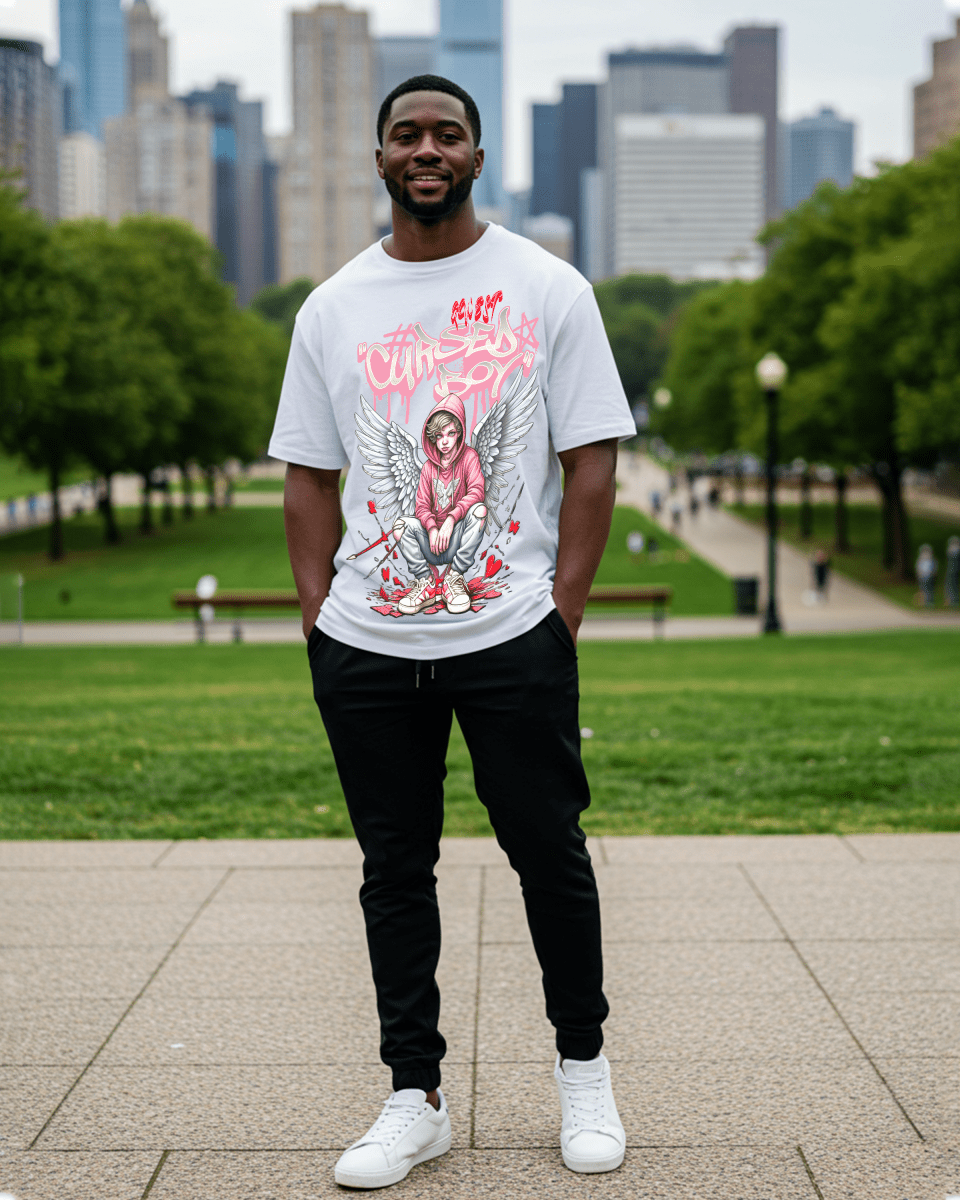Cursed Boy Oversized Men's T-Shirt