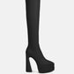 Cyber Punk High Platform Long Boots