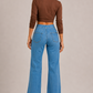 Robin Wide Leg Flare Jean in Medium Wash