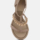 Dakota Metal Chain Mid Heel Sandals