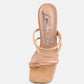 Dandelion High Block Heeled Croc Sandals