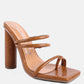 Dandelion High Block Heeled Croc Sandals