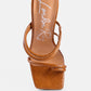Dandelion High Block Heeled Croc Sandals