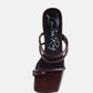 Dandelion High Block Heeled Croc Sandals