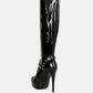 Daphne Stiletto Heeled Mid Calf Boots