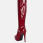 Daphne Stiletto Heeled Mid Calf Boots