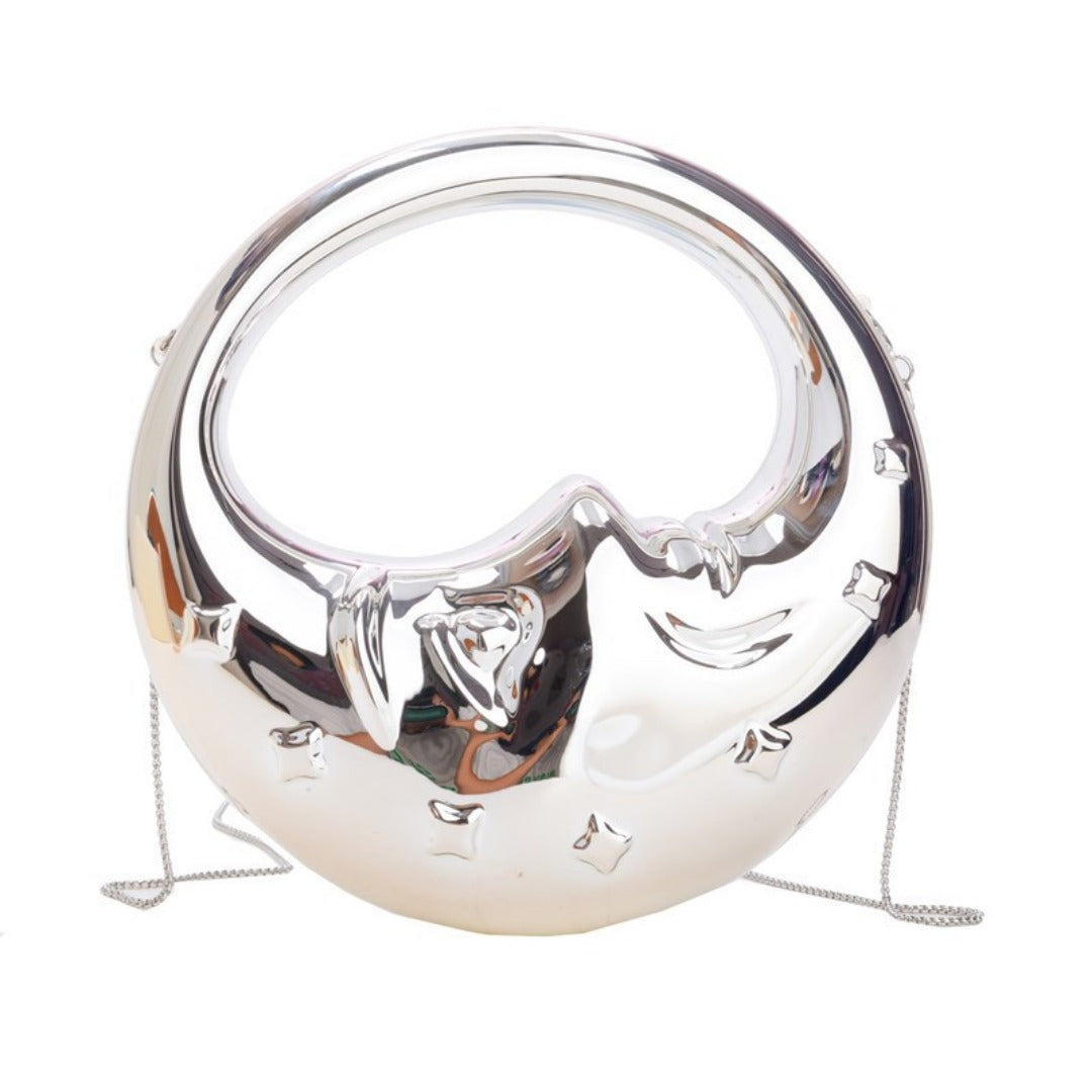 Acrylic Moon Shaped Bag