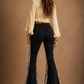 Lemon Lace Flares