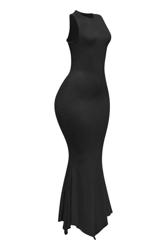 Sleeveless Mermaid Maxi Dress