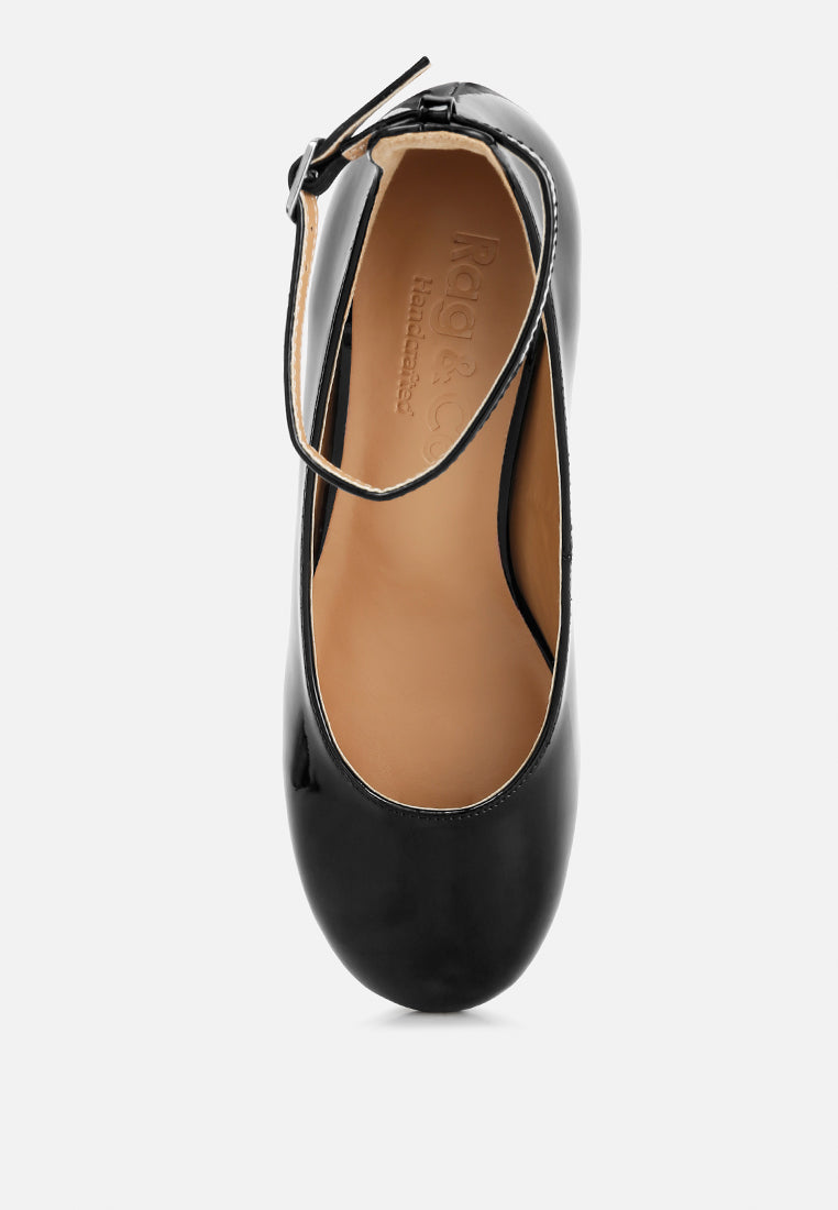 Debbie Ankle Strap Low Block Heel Sandals