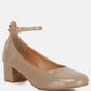 Debbie Ankle Strap Low Block Heel Sandals