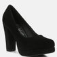 Delia Seude Block Heel Pumps