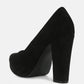 Delia Seude Block Heel Pumps