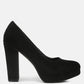 Delia Seude Block Heel Pumps