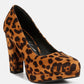 Delia Seude Block Heel Pumps