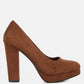 Delia Seude Block Heel Pumps