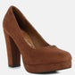 Delia Seude Block Heel Pumps
