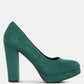 Delia Seude Block Heel Pumps