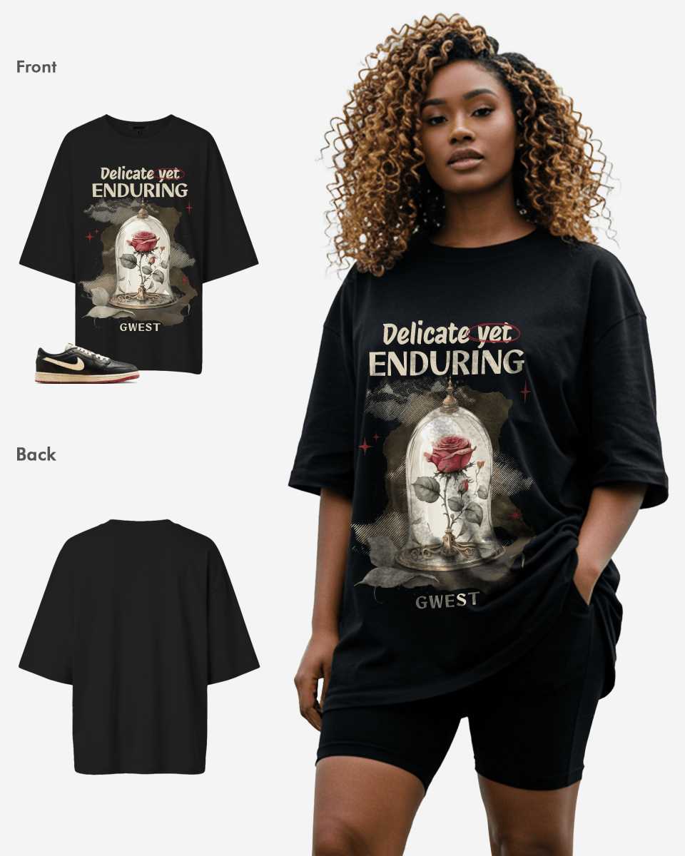 Delicate Yet Enduring Oversized T-Shirt