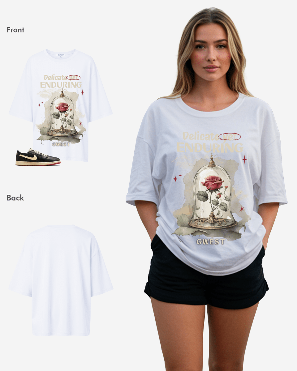 Delicate Yet Enduring Oversized T-Shirt