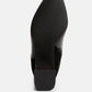 Desire Suede Back Panel High Ankle Boots