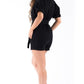 Vintage Denim Romper Black