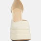 Cosette Diamanate Embellished Ankle Strap High Block Heel Sandals