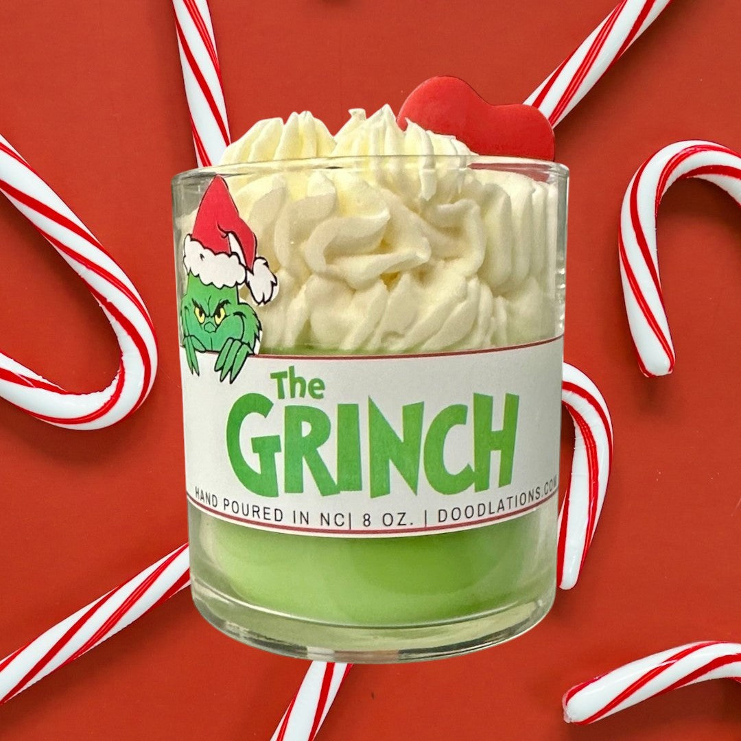 Doodlations Boutique Candle | The Grinch