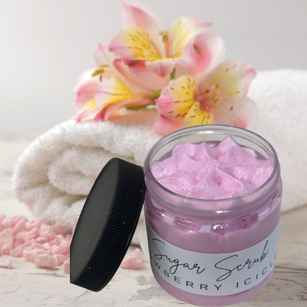 Sugar Scrub | Snowberry Icicles | 4 oz
