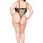 Black Snake Print Teddy