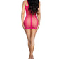 Cameo Mini Dress with Rhinestone