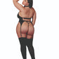 Black Fetish Bustier & G-String