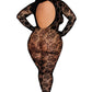 Black Gloved Bodystocking