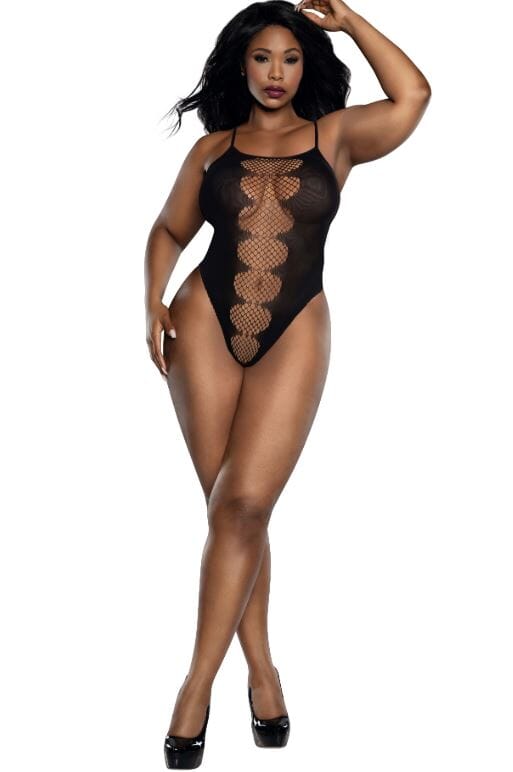 Easy Teddy w/Fishnet Peed a Boo