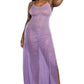Ombre Lily Glitter Mesh Gown