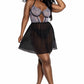 Onyx White and Black Babydoll