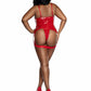 Red Vinyl Bodycon Dress