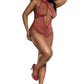 Rhinestone Halter Teddy