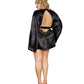 Open Back Satin Robe