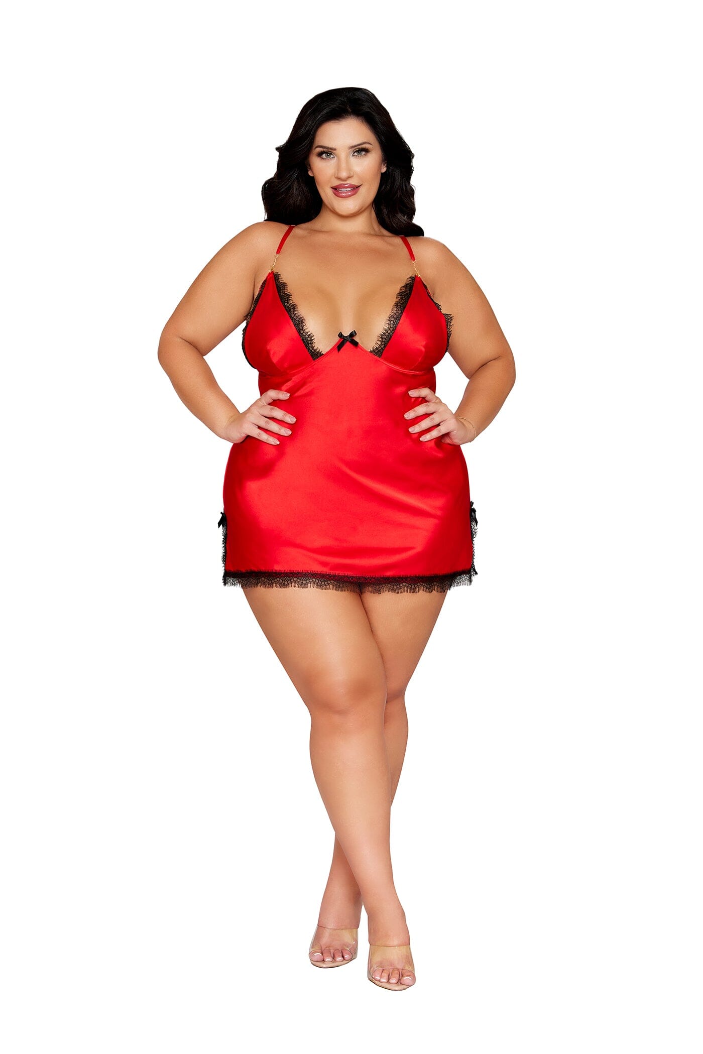 Poinsetta Satin Chemise
