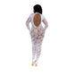 Gloved Bodystocking - White