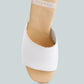 Drew Recycled Leather Block Heel Clogs