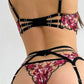 Floral Sheer Lace Lingerie Set