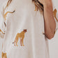 Cheetah Print Side Pockets T Shirt Mini Dress