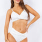 2 Piece Rouched Top and Bottom High Waist Bikini