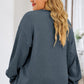 Round Neck Dropped Shoulder Sweatshirt