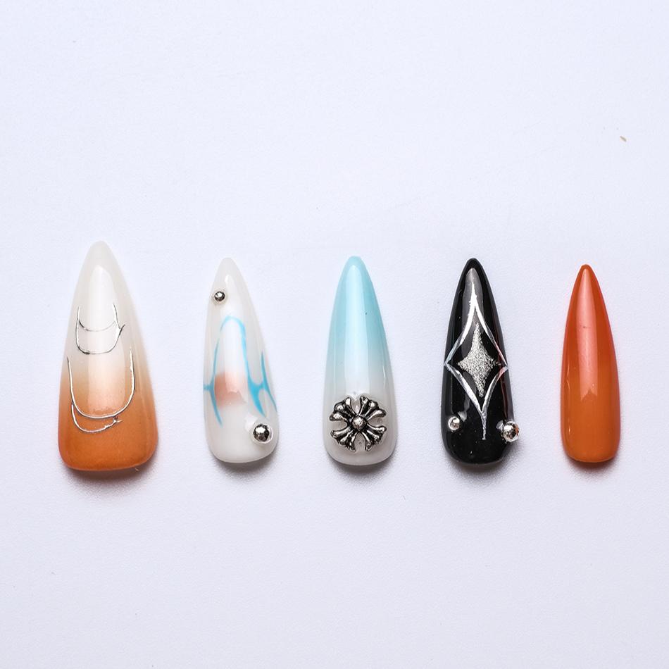 Handmade Nail Wear Nail Art Reusable Press on Nails