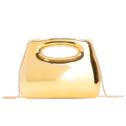 Acrylic square box clutch bag